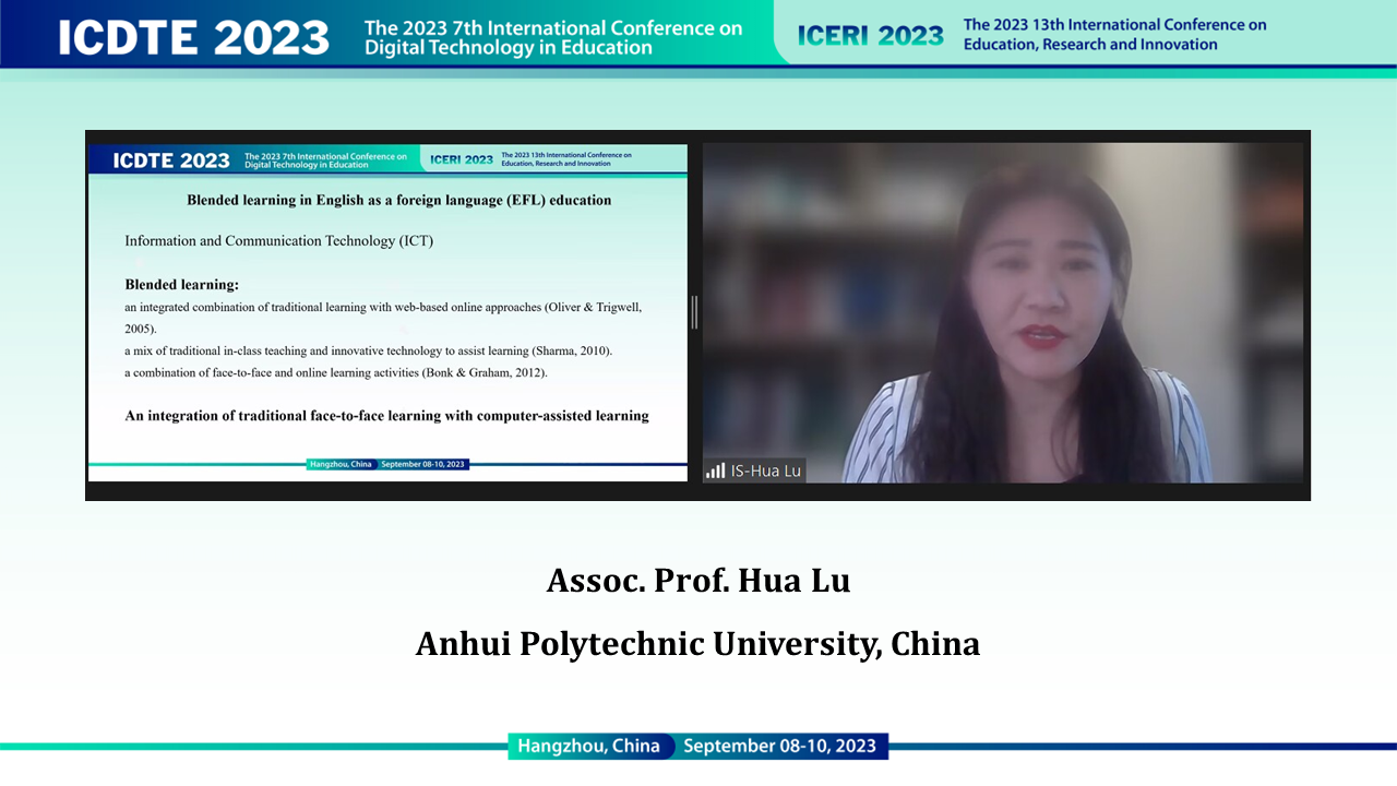 Invited Speaker Assoc. Prof. Hua Lu